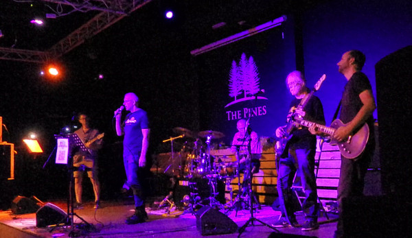 Portway Blues Band are Mark on vocals and harmonica, Andy on guitar and vocals, Tim on guitar, Paul on drums and Pete on bass and vocals
