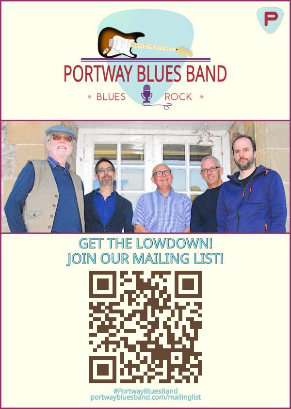 Portway Blues Band Mailing List Poster